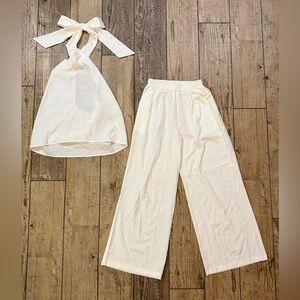 Elegant Cream Women's Jumpsuit